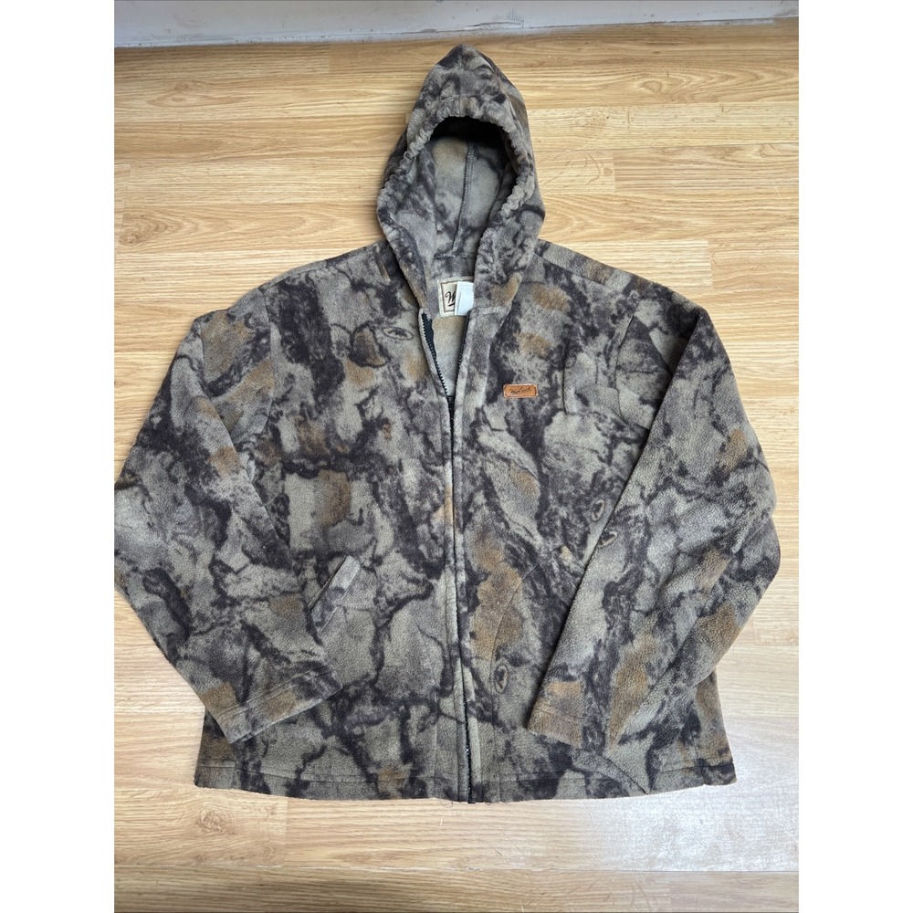 Woolrich Youth 14/16 Hooded‎ Full Zip Fleece Jacket